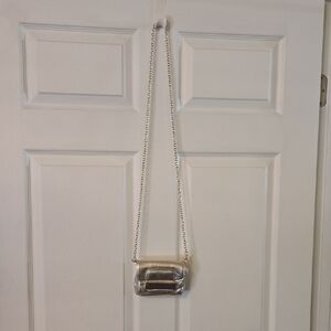 Gold Chain Small Crossbody Clutch